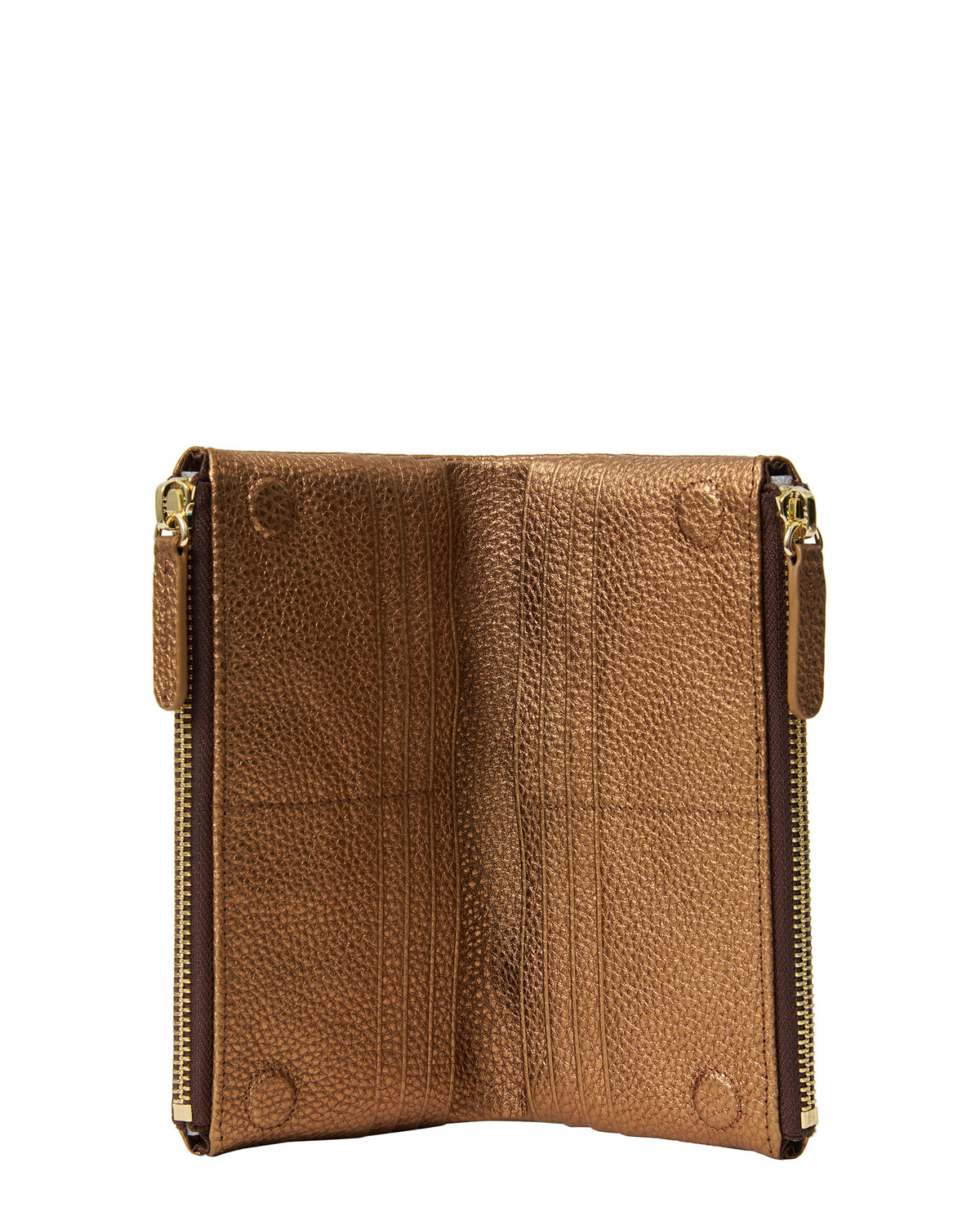 Sam Wallet Brushed Bronze