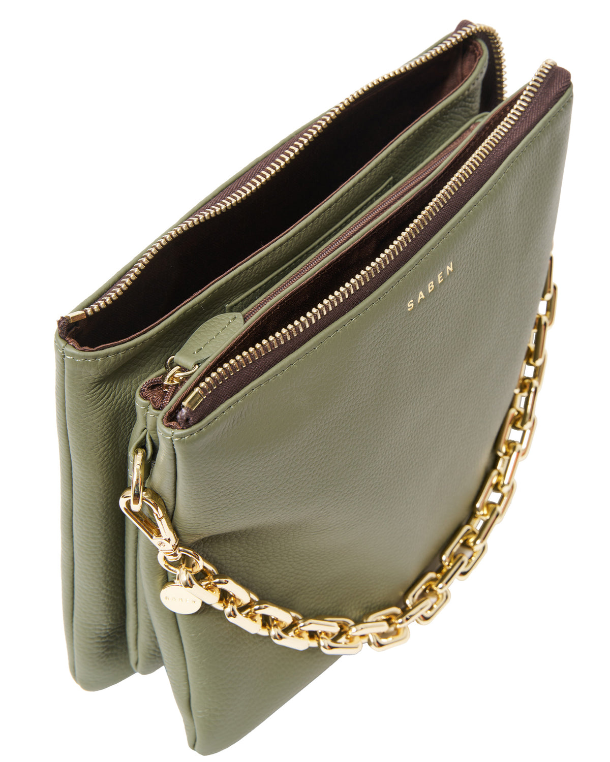 Matilda Crossbody Cactus + Chunky Chain