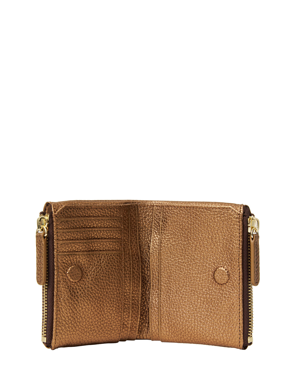 Delilah Wallet Brushed Bronze